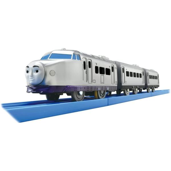 [Release date: February 24, 2022]きかんしゃトーマスの大人気キャラクター「ケンジ」が3両編成でプラレールトーマスに登場!ケンジは日本からやってきたシルバーボディの超特急です。3両編成でそれぞれ連結、切り離しが...