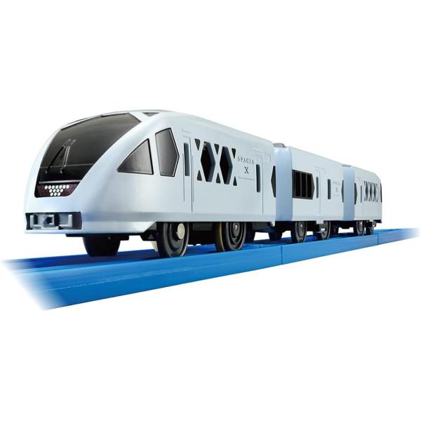 [Release date: July 15, 2023]2023年7月15日から運行開始が予定されている「スペーシアX」が早くもプラレールに登場!「スペーシアX」は東京と日光・鬼怒川エリアをつなぐ東武鉄道の特急用列車「N100系」の愛称で...
