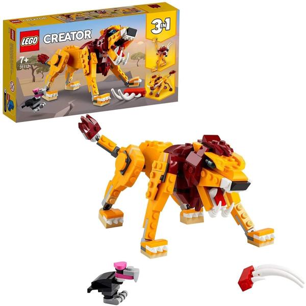 ごじらいおん LEGO（レゴ） クリエイター ワイルドライオン 31112 : キヤホビー