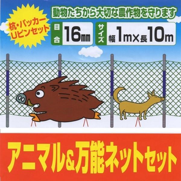 防護ネット 防獣ネット 害鳥ネット 風散防 侵入防止 ネットと支柱の 