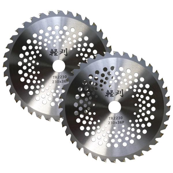 A0360-刈払機用チップソーカル刈ッタ230mm×36P8枚セット