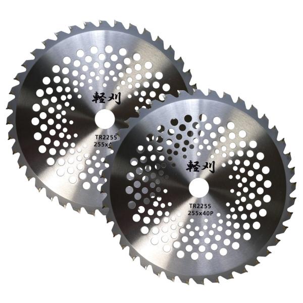 刈払機用チップソー 外径255mm 80枚(1枚490円) 軽量 メッシュチップソー 草刈り刃 草刈りチップソー 替刃 軽刈