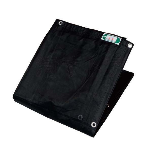 鰹　メッシュシート 足場用　塗装用　防炎 サイズ全7種類　黒 kiyo-store_st-mesh-bk-1254-10p