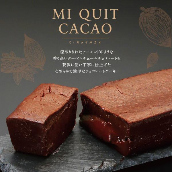 チョコレートケーキ フォンダンショコラ ミ・キュイ カカオ 1本 山形 お菓子 スイーツ 洋菓子 ケーキ 小麦粉不使用