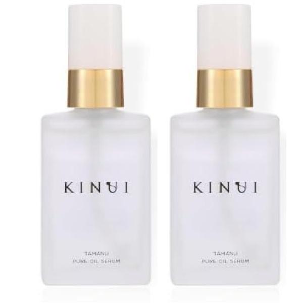 キヌユイ タマヌピュアオイルセラム 30ml ×2本セット KINUI ピーリング 美容液 ブースター 導入化粧水 タマヌオイル レチノール ビタミンC誘導体 ビタミンE