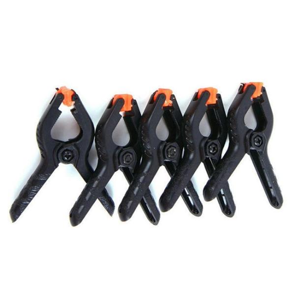 携帯電話の接着固定など、DIYにも使えるスプリングピンチです。ノンスリップハンドルなので、滑って使えないストレスがなくなります。たくさん使える５個１セット！