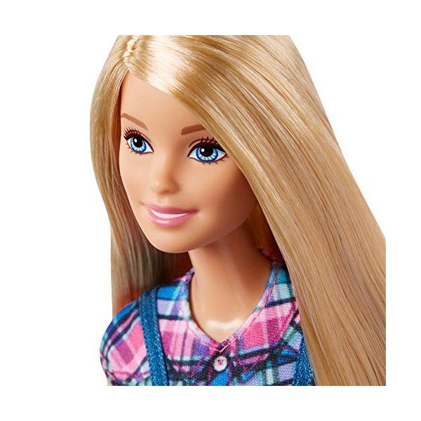 barbie doll and tractor