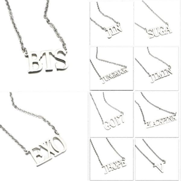 Kpop Bts 防弾少年団 メンバー名 Exo Got7 Twice Blackpink グループ名 ネックレス チタン風 ペンダント 韓国アイドル グッズ Buyee Buyee Japanese Proxy Service Buy From Japan Bot Online