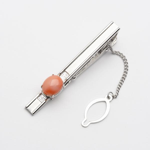 珊瑚のネクタイピン