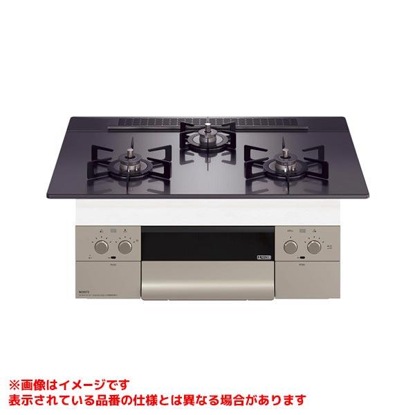 ノーリツ 【N3WU4PWASQSTEC】 《KJK》 ビルトインコンロ オルシェ 75cm