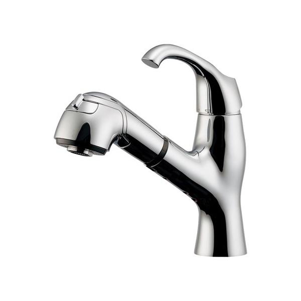 ぶっちー カクダイ 【184-024】 《KJK》 シングルレバー引出し混合栓 ωσ0 : KJK