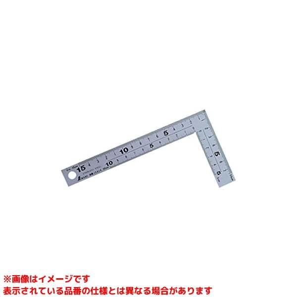 10424 (321833)】 《KJK》 シンワ測定 シルバー曲尺150mm厚手広巾赤