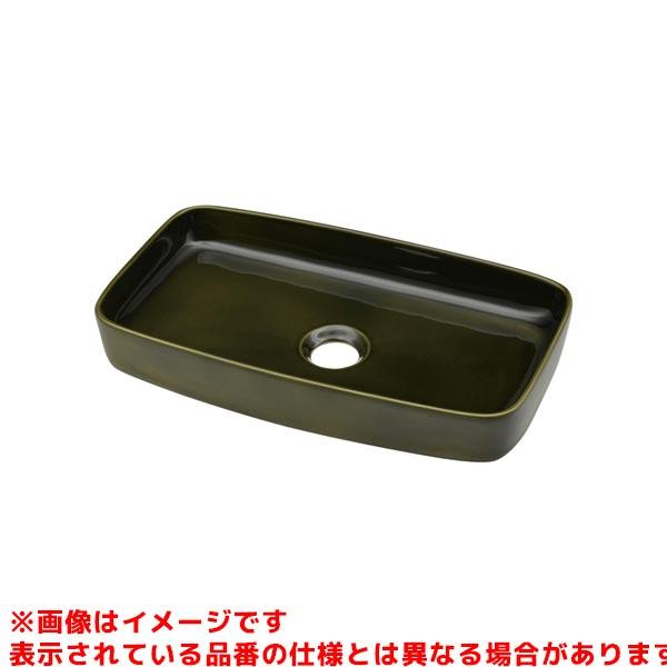 カクダイ（KAKUDAI） 【493-231-GR】 《KJK》 角型手洗器//茶 ωσ0