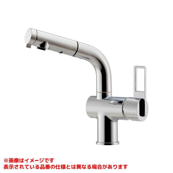 【184-425AK-CH】 《KJK》 カクダイ シングルレバー引出し混合栓 ωσ0