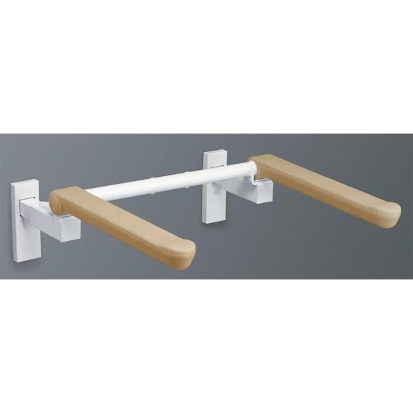 TOTO トイレ用手すり（はね上げ式） T112HK6R｜TOTO｜手すり[壁固定][はね上げタイプ][ロック付][長