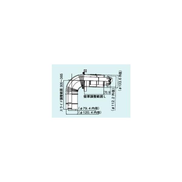 リンナイ（Rinnai） 【FFT-7UL-200】 《KJK》 給排気筒トップ（直排 
