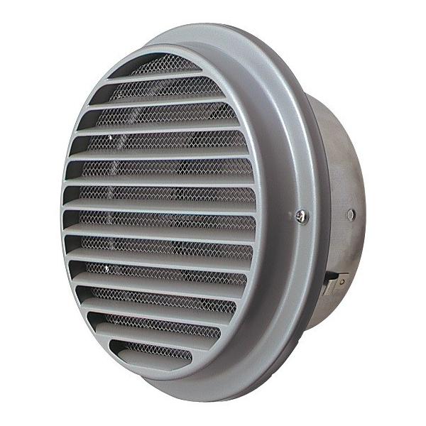 三菱電機 P-18YSMQD3-BL 防火ダンパー付丸形防風板付ベント