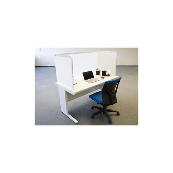 ぱぱっとウォール コの字型 W1400用新型コロナ対策製品デスク用パーテーション "ぱぱっとウォール"外寸 : 607 X 1350 X 600内寸 : 602 X 1340 X 600