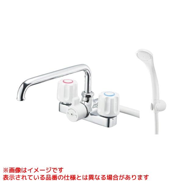 SANEI 【SK710-W-13】 《KJK》 三栄水栓 ツーバルブデッキシャワー混合