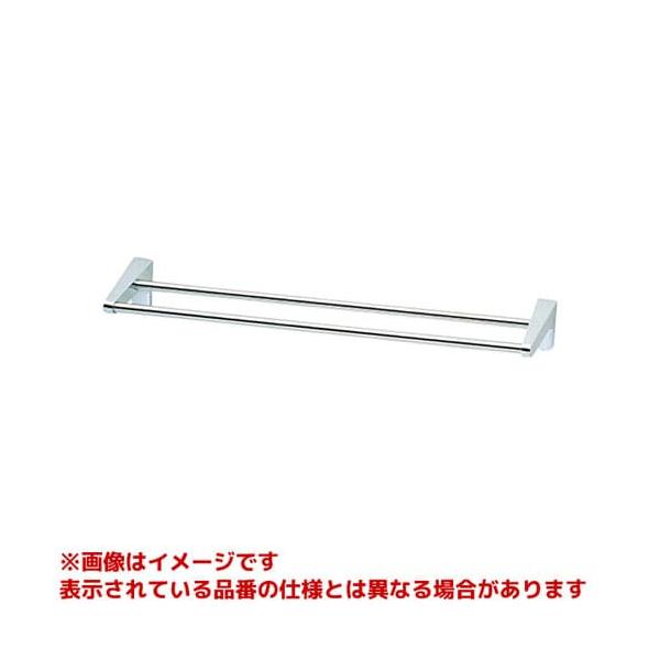 SANEI タオル掛け 二段式 ビス付き ステンレス 610mm W532-610 g6bh9ry SANEI 【W532-610】 《KJK》 SANEI Lタイプタオル二段掛 ωα0 : KJK