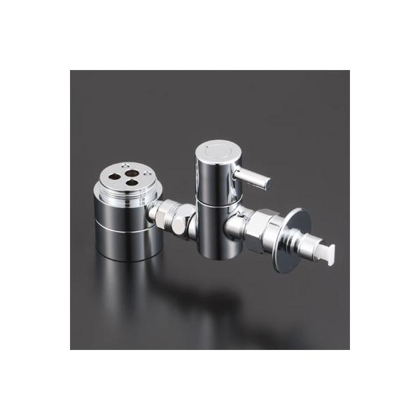 新品未使用KVK 流し台用シングルレバー式混合栓用分岐金具　ZK556P（N） KVK シングル混合栓用分岐金具 ZK556PN (水栓金具) 価格比較