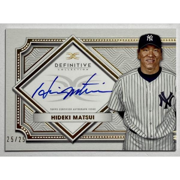 25枚限定】2021 Topps 松井 秀喜選手直筆サインカード