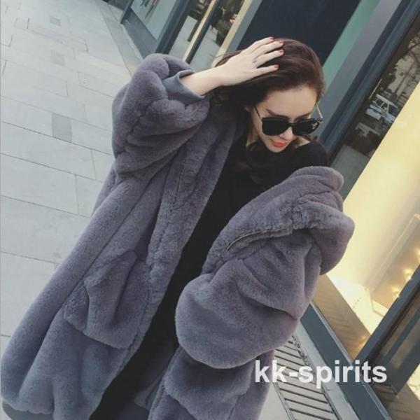 ファーコート レディース ダウン ジャケット ボアコート フェイク