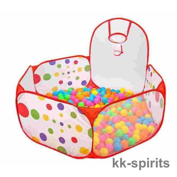ボールプール キッズ 子供 室内用遊具ポップアップ式ご利用にならないときは、小さくたためます。約120cm×120cm×72cm画像内にあるボールは付属しません。
