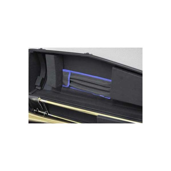 長さ25cmまでのマウスパイプが3本収納できるソフトケース。背面のマジックテープでSa-siシリーズのケース内に固定できます。