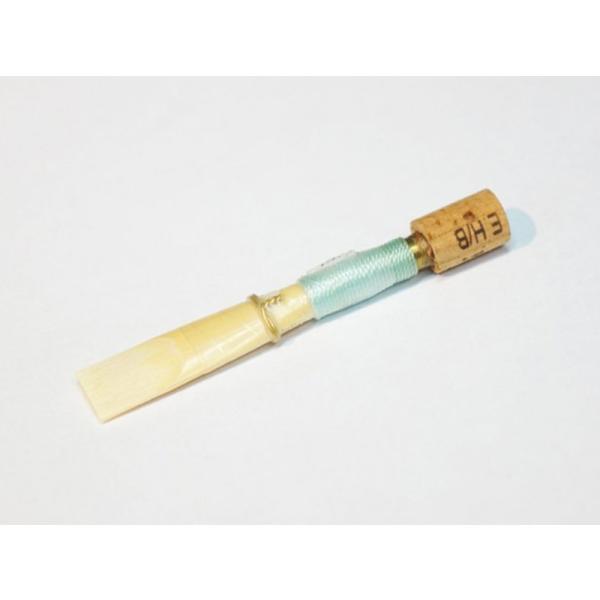 ブレーメンのイングリッシュ・ホルン用リード糸：水色、硬さ：MHワイヤー有り