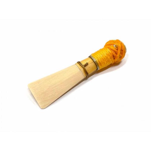 ファゴットの完成リード糸：山吹色硬さ：M