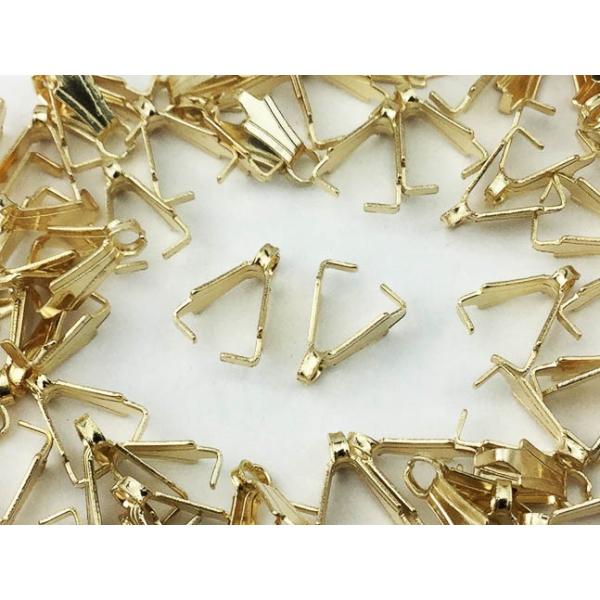 バチカン ゴールド KC金 100個 8mm Aカン カン 付き デザインバチカン ネックレス パーツ 金具 留め具 AP0377