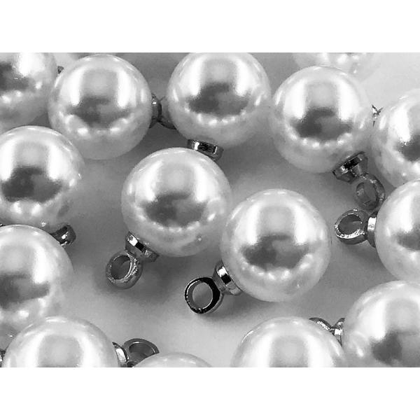 パールチャームピアス チャーム パールチャーム 真珠チャーム あこや アコヤ ピアス用