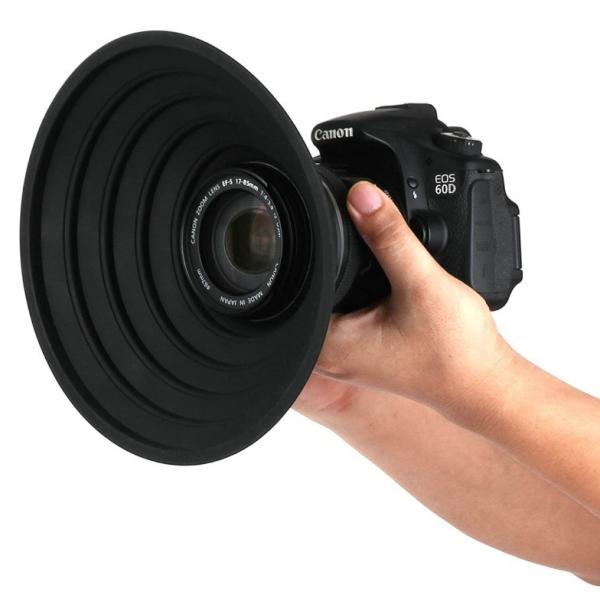 30ｍｍ対応レンズ径:30〜50mm 　50ｍｍ対応レンズ径:50〜70mm 　70ｍｍ対応レンズ径:70〜90mm 　映り込み防止用のレンズフード 　高層ビルの窓越しに夜景を撮影したり、動物園やツアーバスの窓越しに撮影したり、店の窓や水族...