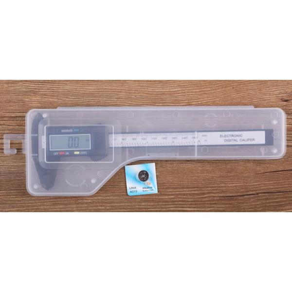 見やすい液晶デジタル表示に、ゼロ点セット機能!　外径、内径、段差、深さの測定にお使いください。