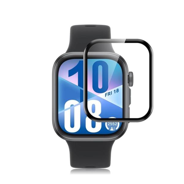 2枚 HUAWEI WATCH FIT 5 FIT5 Pro 対応 3D曲面カバー 全面保護 保護フィルム PET複合材 高透過率 指紋防止 気泡防止 傷防止 耐衝撃 飛散防止 液晶保護フィルム