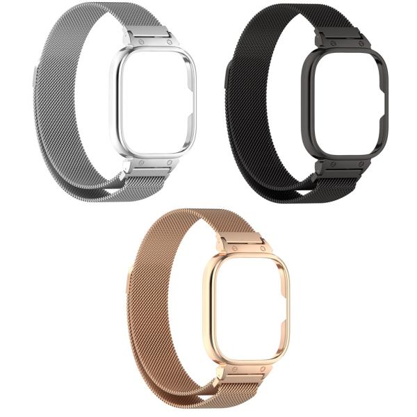 Xiaomi Redmi Watch 4 5 バンド ステンレスベルト リング 枠 マグネット式 シャオミ スマートウォッチ watch4 watch5 替えバンド 交換ベルト ウォッチベルト 腕