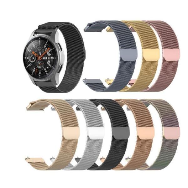Garmin Venu 4 45MM Garmin Forerunner 570 47MM 対応 幅22mm ステンレス 時計バンド マグネット式 メッシュベルト 交換バンド スマートウォッチ バンド 全7色