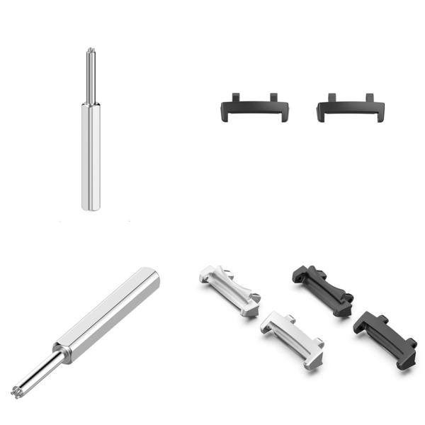 AMAZFIT スマートウォッチ T-Rex 3 用 アダプター 連結 金具 Amazfit T-Rex3 22mmベルト用 交換ベルト オリジナル メタルバンドクイックリリースクラスプアダプ