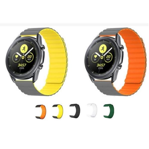 Garmin Venu 4 45MM Garmin Forerunner 570 47MM 対応 22mm シリコン マグネット式 薄型磁気ループバンド スマートウォッチ交換ベルト 柔らか 軽量 ウォッチベル