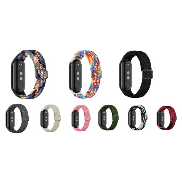 Xiaomi(シャオミ) Smart Band 8 / Smart Band 9 / Smart Band 10 に対応した交換用ナイロンバンドです。<br>伸縮性のある編み込み素材を採用し、柔らかく快適な着け心地を実現しました...