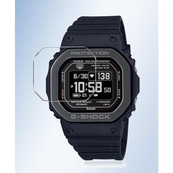 2枚入り CASIO 腕時計 W-218H DW-5600 対応 保護フィルム 液晶保護フィルム PETフィルム 非ガラス 高透過 指紋防止 傷防止 気泡防止 貼り付け簡単 画面保護 カシ