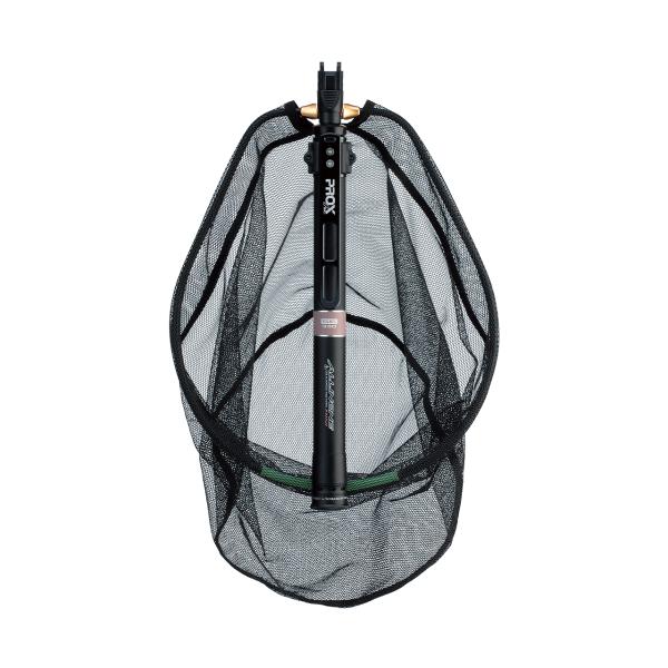 プロックスが提案する「スーパーランディングシステム」を形にしたオールインワンシリーズの超小継モデル。仕舞寸法約45.5cmは機動性重視のアクティブアングラーにも最適なコンパクトモデル。軽量で魚体に優しいラバーコートネットにオーバル型アルミ枠...