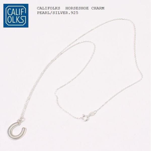 CALIFOLKS@JtH[NX@z[XV[@CC@p[@^@lbNX@Vo[925@Horseshoe Inlay Pearl Necklace@JtHjA@AJ