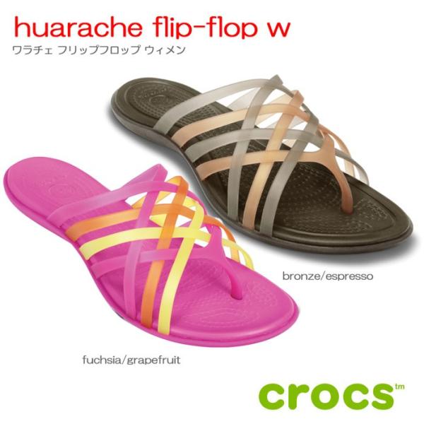 crocs huarache flip flop