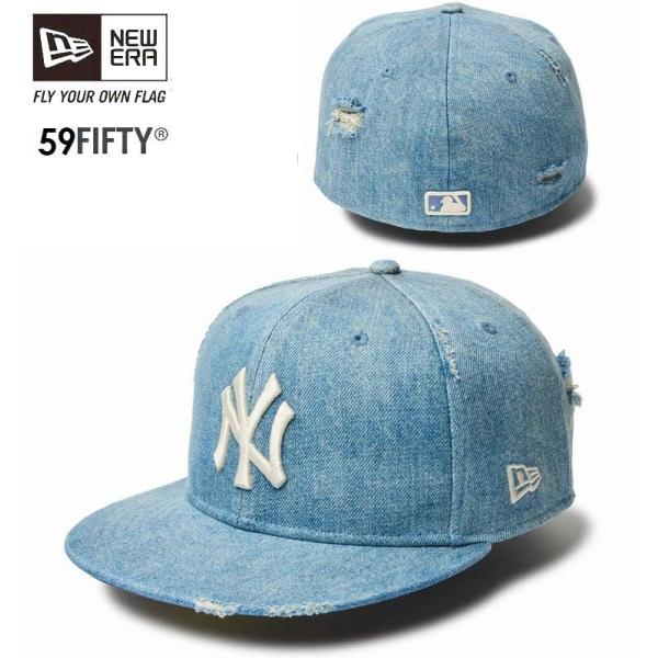 NEW ERA/59FIFTY Damaged Denim/キャップ NEW ERA ニューエラ NEW ERA 59FIFTY Damaged Denim