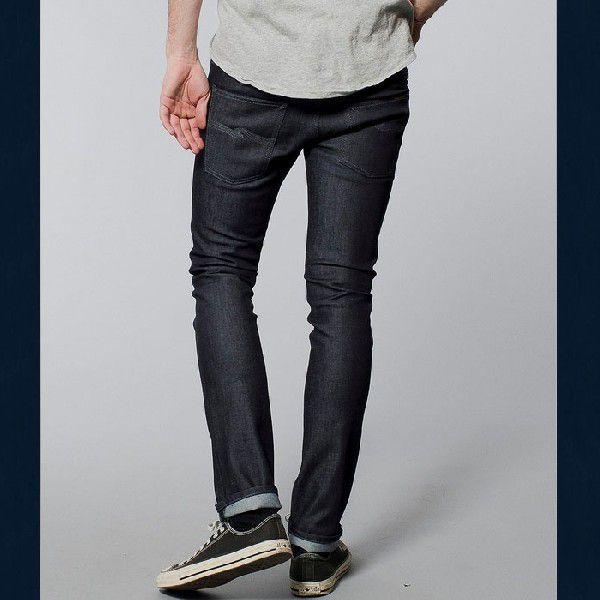 ヌーディージーンズ　NudieJeans　ThinFinn　シンフィン　Dry Dark Grey L32　デニム　北欧　スウェーデン