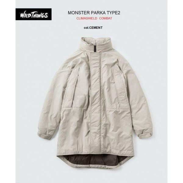 リブ デカフード ミリタリー コート y2k 中綿 00s グランジ ギミック