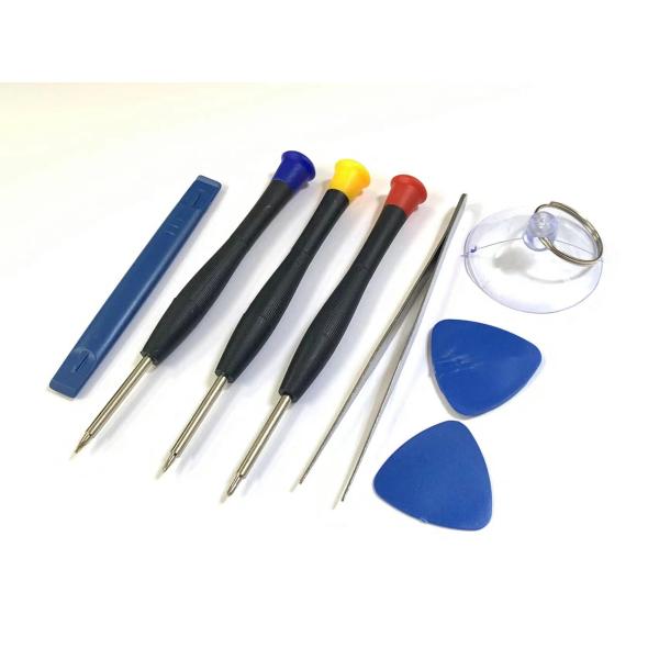 iPhone スマホ の 修理 などにお使いいただける 簡易の工具SETセット内容プラスドライバー星ネジ型ドライバーY型ドライバーピンセットヘラ ピック　各1個吸盤工具 ツール ドライバー 道具 精密 TOOL 4 4S 5 5C 5S S...