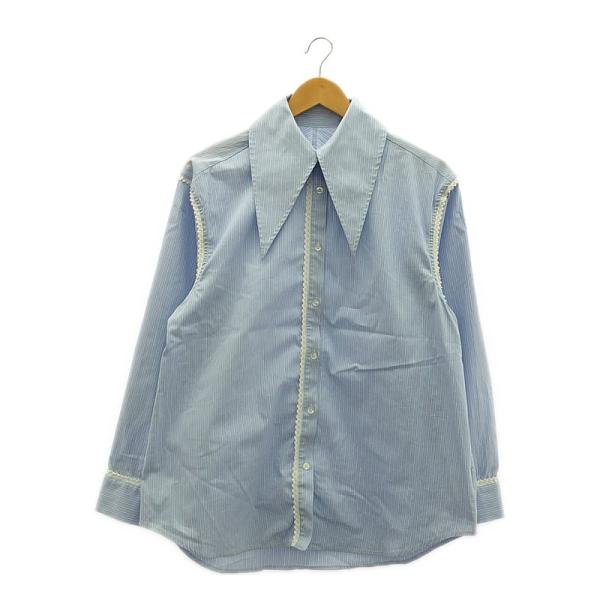 シャツ/ブラウス(長袖/七分) Bibiy HARLEY TULLE BLOUSE Bibiy. / ビビィ | HARLEY BLOUSE ハーレイ ブラウス F ブルー